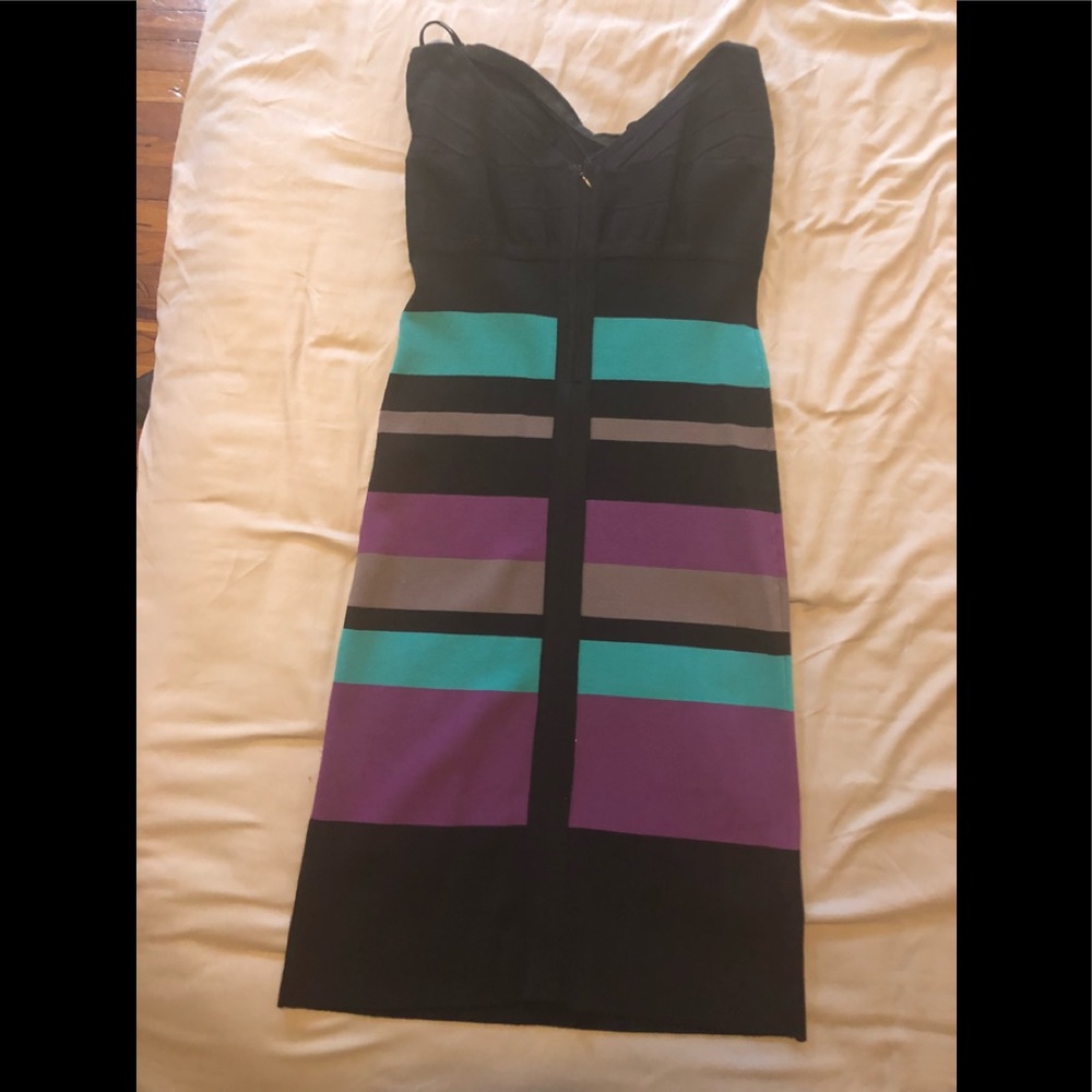 Bandage midi stretchy dress